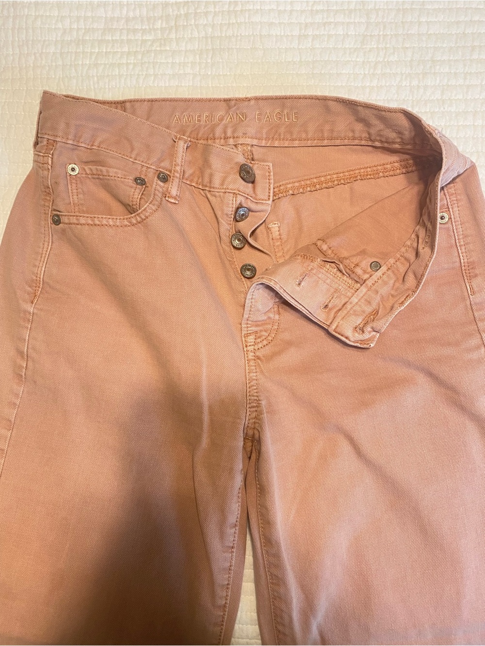 American Eagle Outfitters High-Rise Dusty Rose Jeans